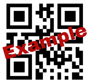 QR code example